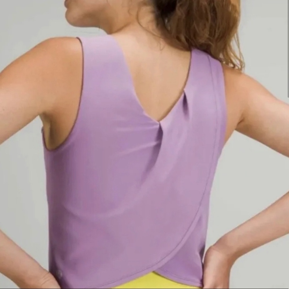 Lululemon Purple Crop Top